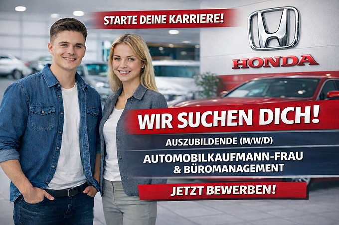 Wir suchen Auszubildende als Automobilkaufleute & Büromanagement Auszubildende Automobilkaufleute & Büromanagement (m/w/d)
